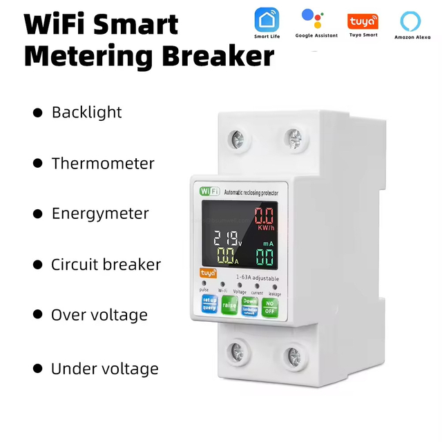 Smart WiFi Timer Switch Energy Meter