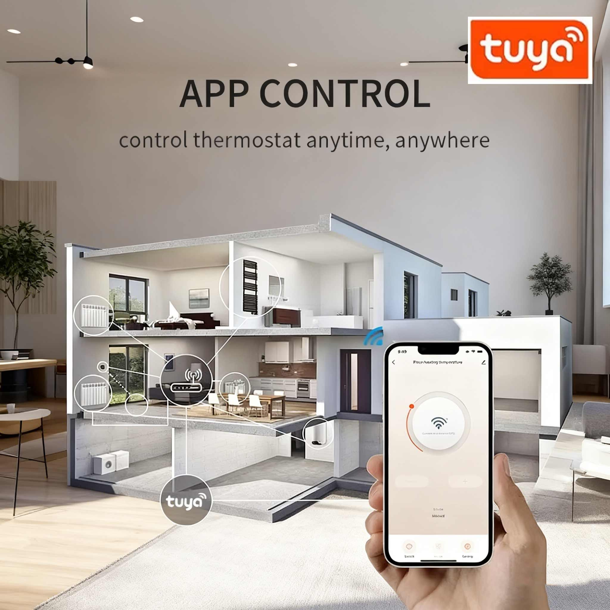 electric floor heater with thermostat