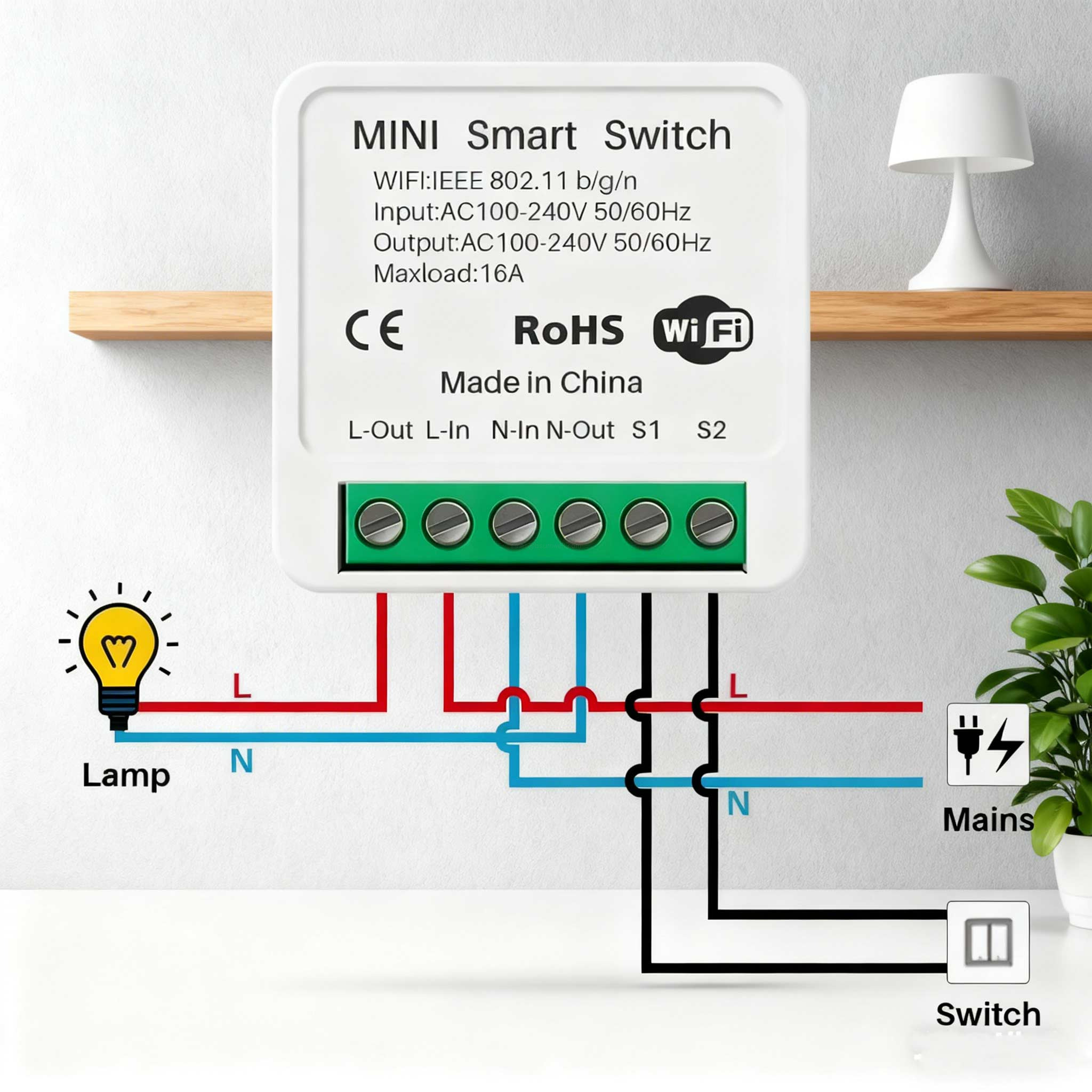 Matter tuya whd02 Switch