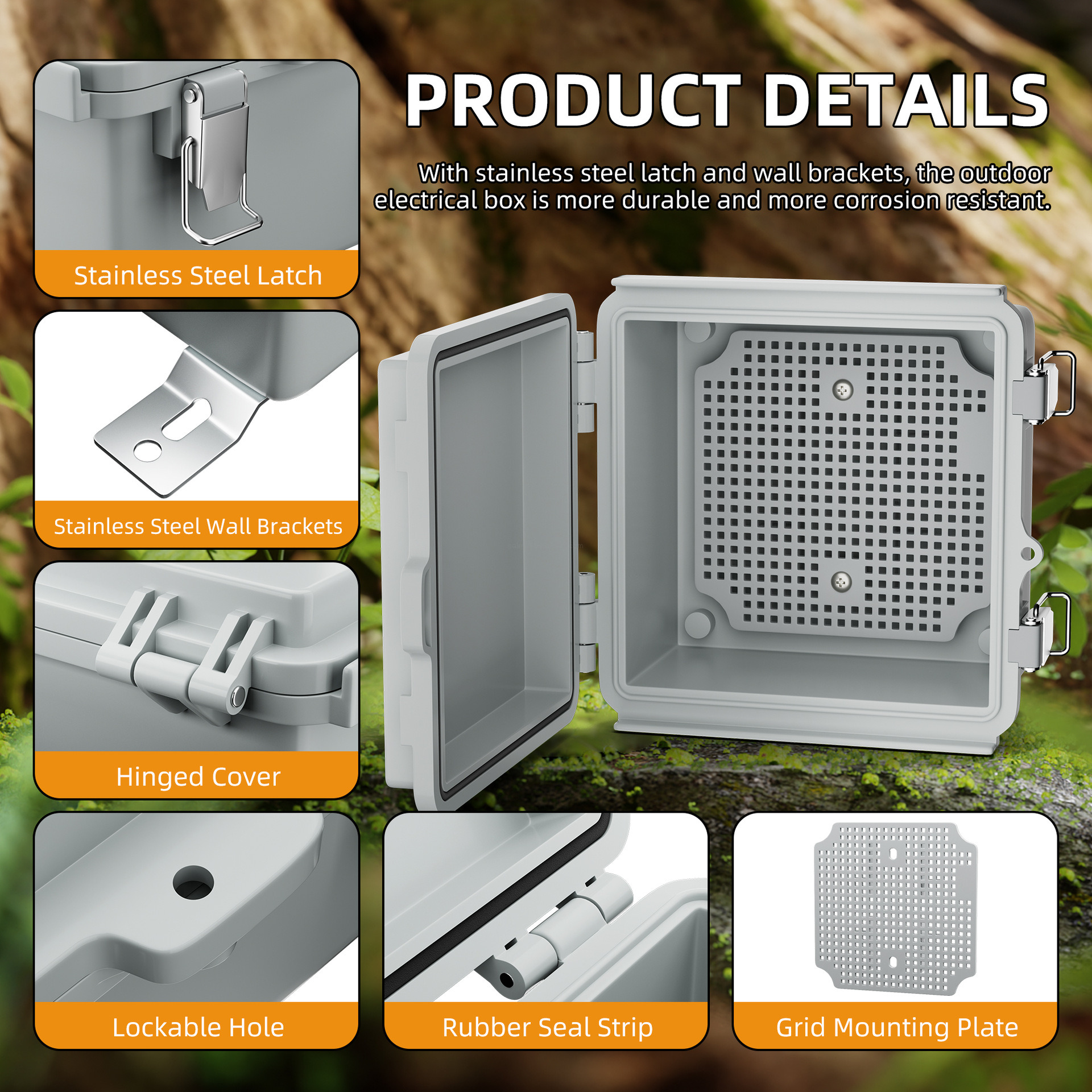 ABS plastic electrical enclosure