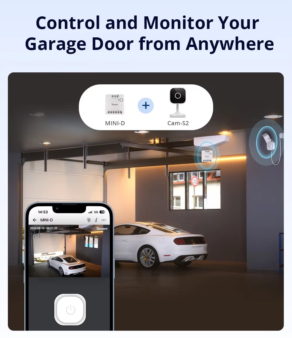 Control and Monitor Your Garage Door from Anywhere