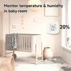 Tuya WiFi/ZigBee Smart Wireless Temperature & Humidity Sensor - Remote Monitor, Voice Control for Home/Industrial Use