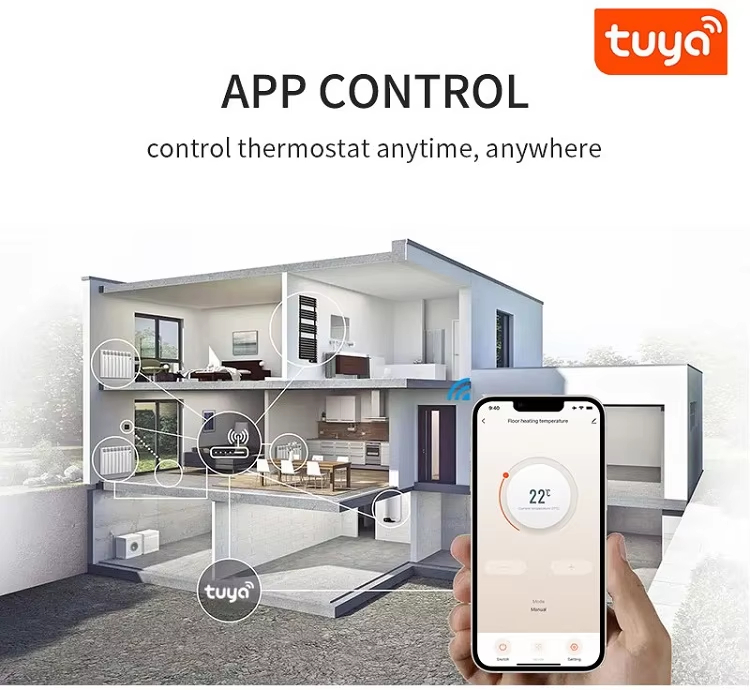 TUYA APP CONTROL control thermostat anytime, anywhere