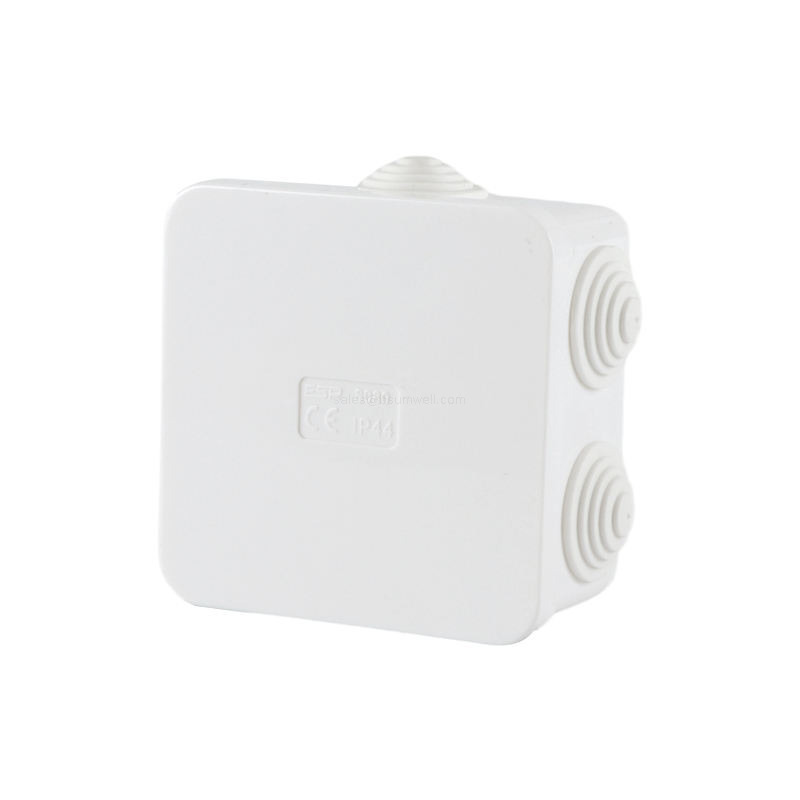 IP44 Waterproof Electrical Junction Box Plastic Surface Mount Terminal Wire Connector Cable Splice Enclosure Case