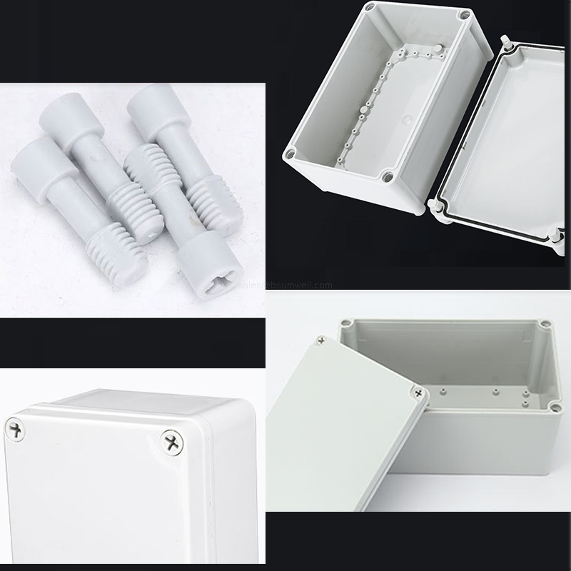 IP67 Waterproof Junction Boxes Electrical AG-Type New ABS Power Control Boxes Drill-Support