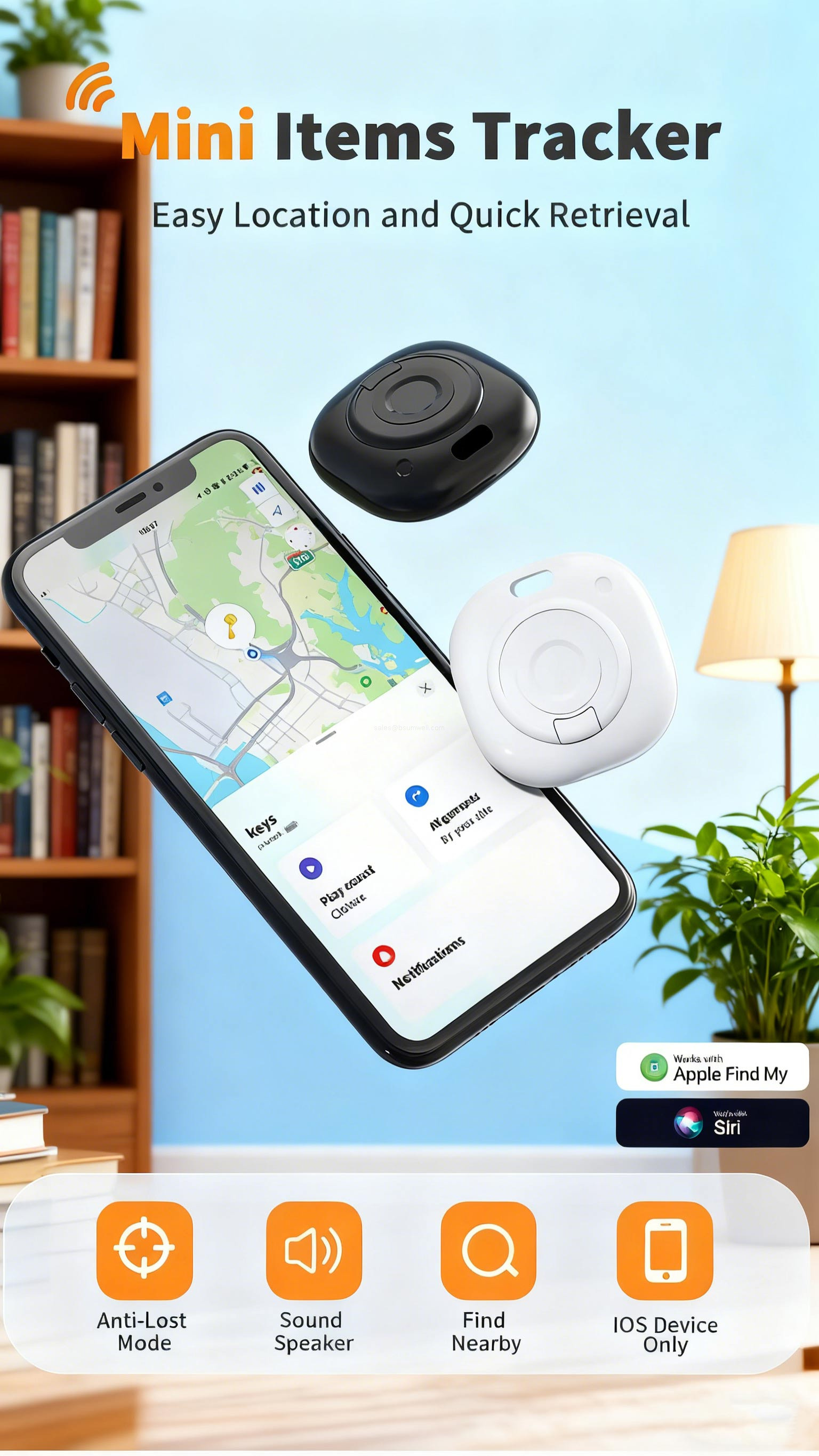 Sound Alert Finder Air Tag Airtag Tracker Locator