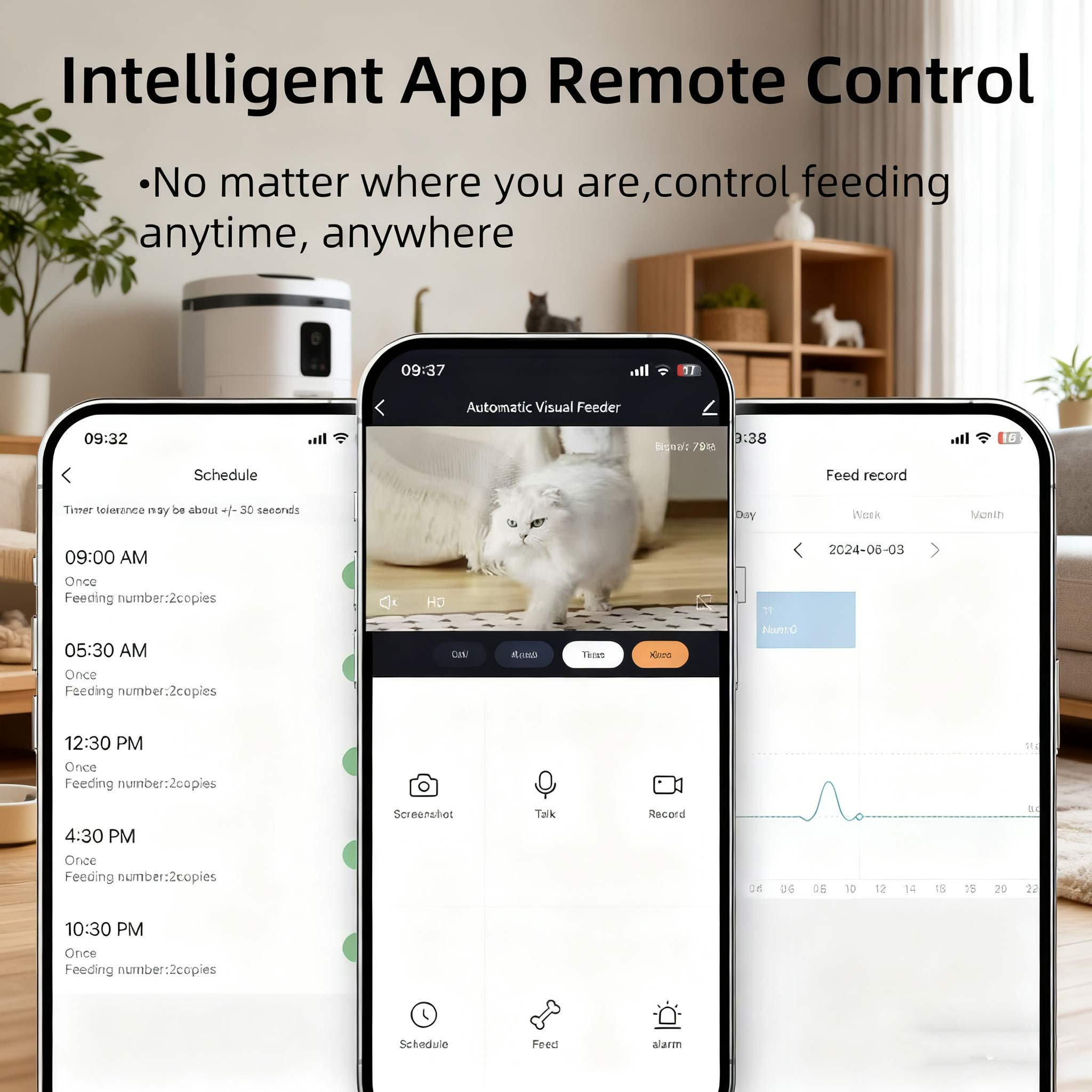 Large Capacity Dog Cats Food Dispenser