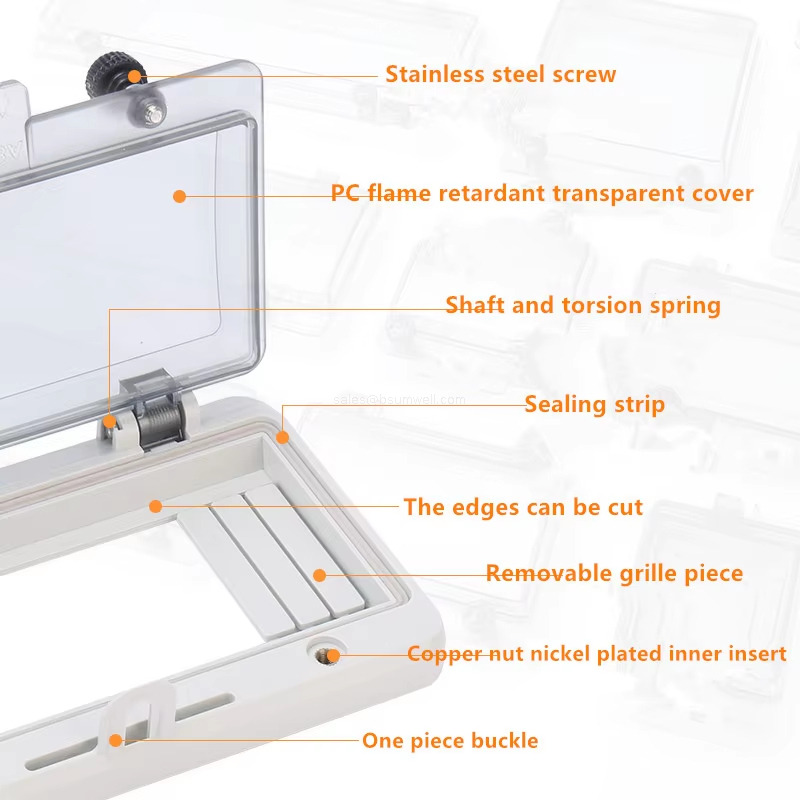 Pc flame retardant transparent cover