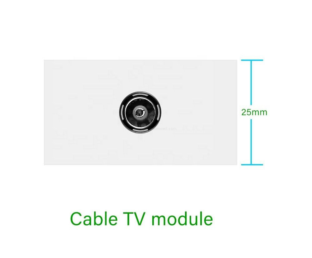 Brazil Standard Wall Socket DIY Custom Combination Modular Electrical Outlet 10A 20A Power Supply Crystal Glass Panel with USB Charging Port Type C RJ45 Network Cable Module and Light Switch