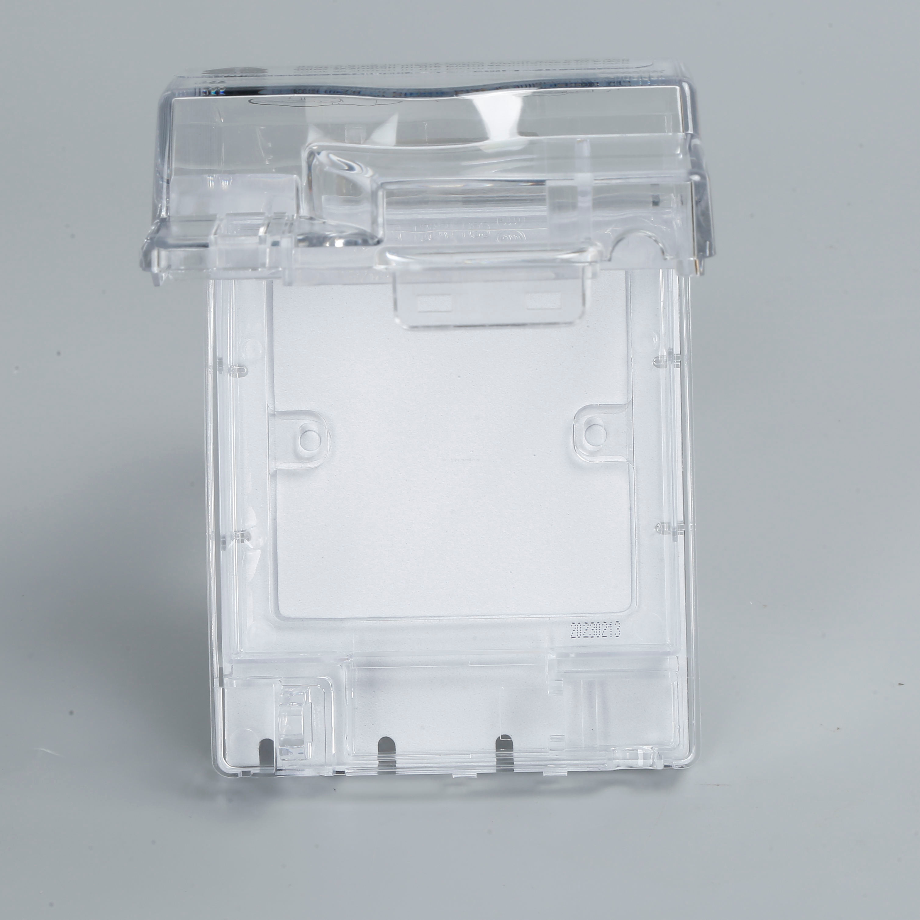 IP66 Waterproof Transparent Wall Switch Socket Cover Weatherproof Single Gang Outdoor Electrical Plug Protective Box for Bathroom and Outside Wall Siding