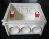 IP54 Flush Mount Electrical Junction Box Flame Retardant PVC Wall Switch Socket Enclosure High Temperature Resistant International Electronics Back Box White