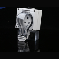 weatherproof single gang socket
