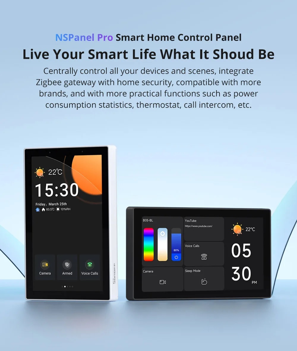 NSPanel Pro Smart Home Control Panel