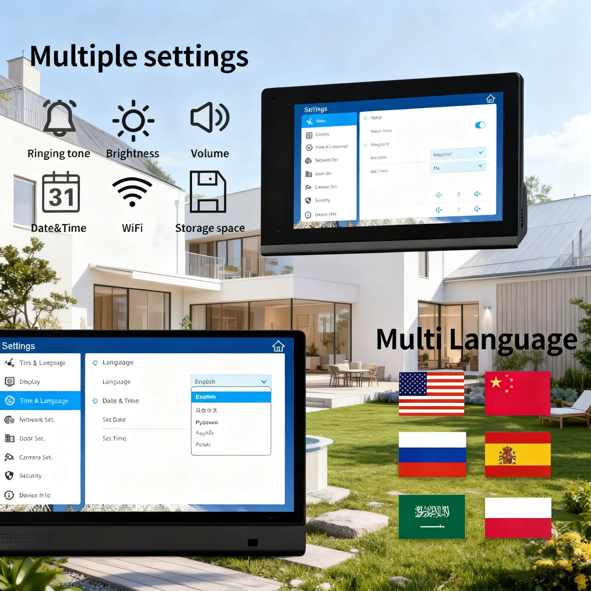 Smart alarm com doorbell​