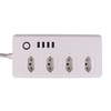 WIFI Smart Power Strip 4USB Plug-in Multi-Function Brazil type 16A Tuya Universal Power Strip Remove Control Extension Socket