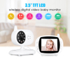 New 3.5 inch Wireless Digital Video Baby Monitor 2.4GHz Security Camera Night Vision Kids Sleeping Temperature Monitor Set