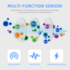 Smart Life WiFi Tuya AQI PM2.5/PM10 Monitor Air Pollution Analyzer Meter Air Quality Carbon Dioxide Detector Monitoring