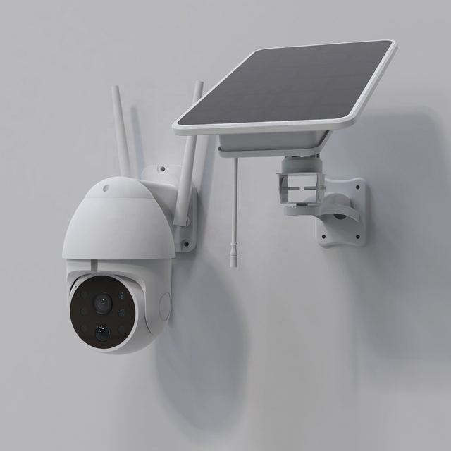  Outdoor Waterproof Wireless High Digital Solar Powered Pan-Tilt CCTV Security Dome Camera 3MP PTZ Battery Camera 4G Camera 