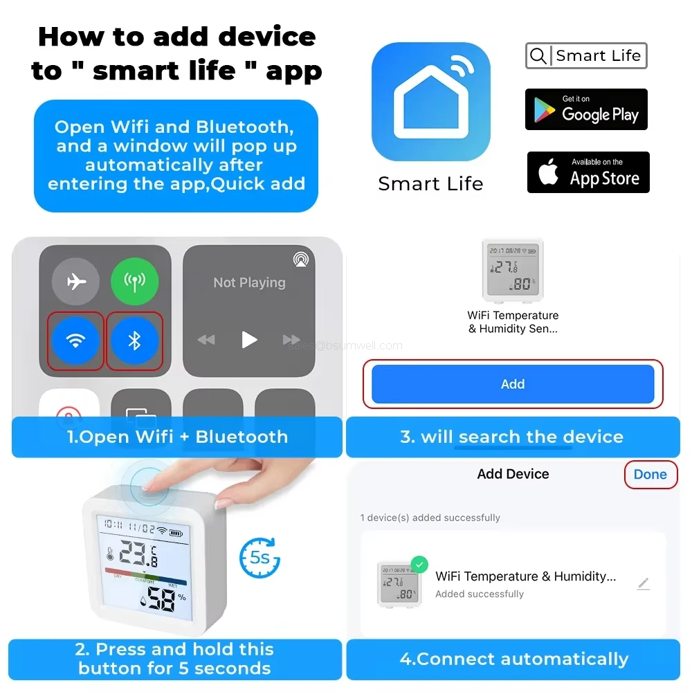 temperature and humidity detector Temperature Sensor