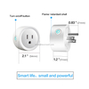 Tuya 16A 220V Wireless Smart Power Plug Energy Monitor Alexa Voice Control US Mini WiFi Smart Plug Socket