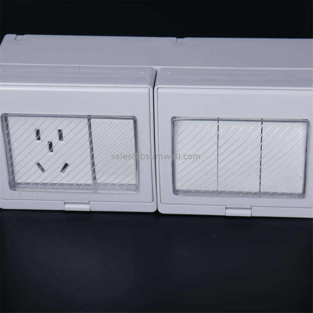 Wholesale 4 Gang Switch 1 Gang Socket Switches And Socket Waterproof IP55 Outdoor Push Button Switch