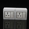 Ip55 Outdoor Goog Price Factory 2 Gang Switch 2 Gang Socket Double Sockets Switch electric Accessories Switch Socket