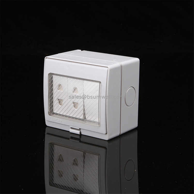 16A 250V 1 Way 2 Way 1 Gang Switch 2Gang Socket Waterproof Weatherproof IP55 Plugs Sockets Switches And Sockets