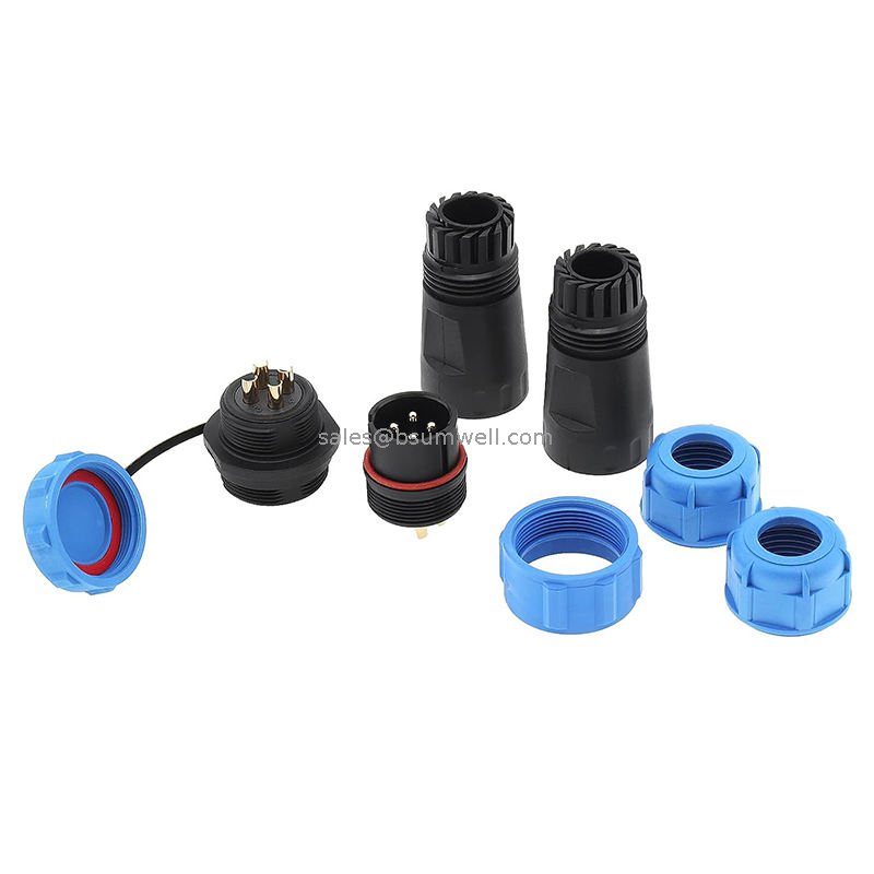 Sp Series Connector Weipu Sp11 Sp13 Sp17 Sp21 Sp29 2 3 4 5 6 7 9 12 14 16 19 22 24 26 Pin Ip67 Ip68 Waterproof Cable Connector