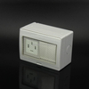 Good Quality Outdoor IP55 Waterproof 2 Gang Switch 1 Gang Socket Three Phase Outdoor Socket Switch Push Button Switches