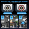 Outdoor Camera 3MP PTZ Network Smart Camera Tuya Outdoor Two Way Audio IP65 Waterproof WIFI Camera CCTV Home Security