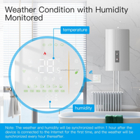 Tuya WiFi Zigbee Smart Energy Saving Thermostat Switch For Water Heating Electric Underfloor Heating Boiler Underfloor Heating