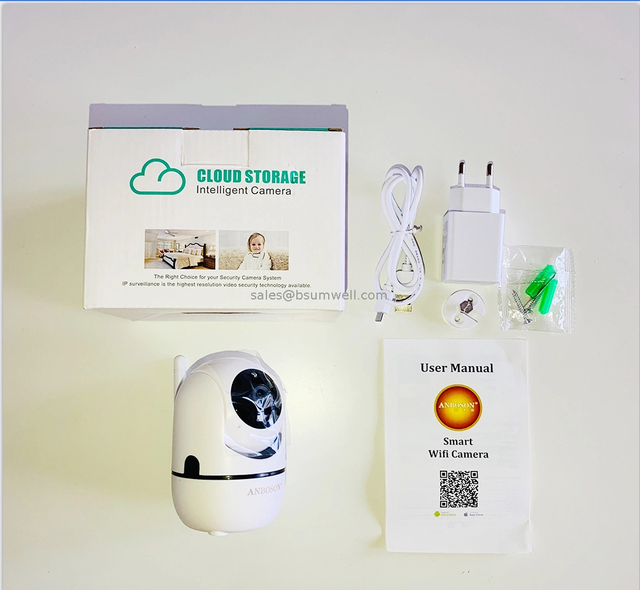 Wireless WIFI Camera Mobile Remote 360-degree CCTV Automatic Tracking Monitoring Alarm Baby Monitor Camera