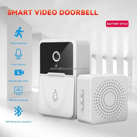 Tuya Smart Life HD Mini Doorbell Camera Two Way Audio WIFI Wireless Door Bell Camera With Chime