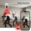 Tuya Smart WiFi Wireless Home Security Motion Camera Alarm System Works with 433MHz Security Alarm Detectors