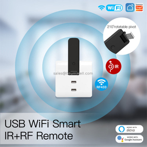 Tuya Smart WiFi IR Smart Home USB Universal Remote Controller for TV Air Conditioning Infrared RF Appliances