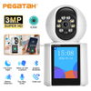 6MP Dual Lens Dual Screen Video Call Camera Two Way Voice Full Color Night Vision Indoor Wifi Smart Camera