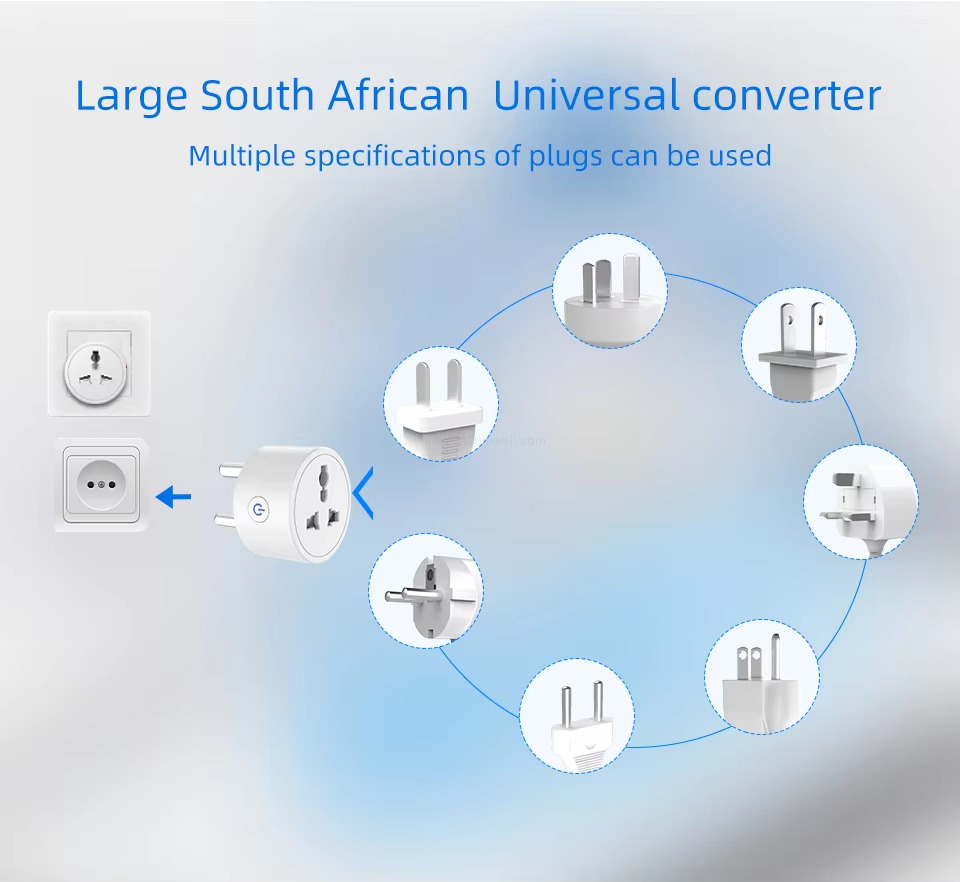 Large South African Universal converterMultiple specifications of plugs can be used