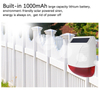 RF433 Wireless Outdoor Sound Strobe Light Siren Solar Home Piezo Security Alarm System