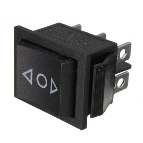 6 Pin DPDT ON OFF ON Rocker Switch 16A 250VAC T120 for Industrial Motor Polarity Reversal