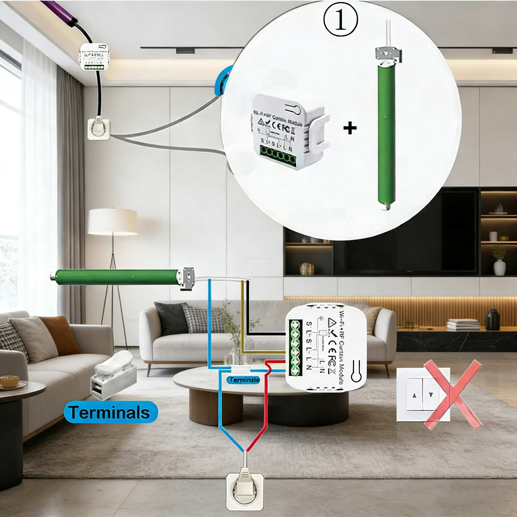 Alexa-Enabled Smart Blind Remote Control