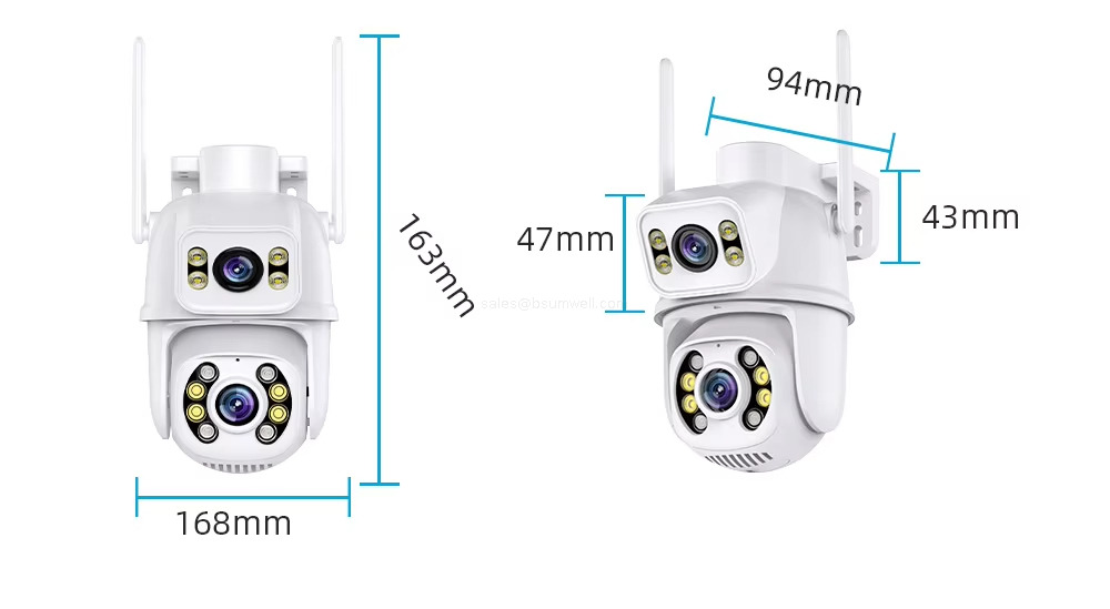 iCSee APP 2-way audio WiFi camera
