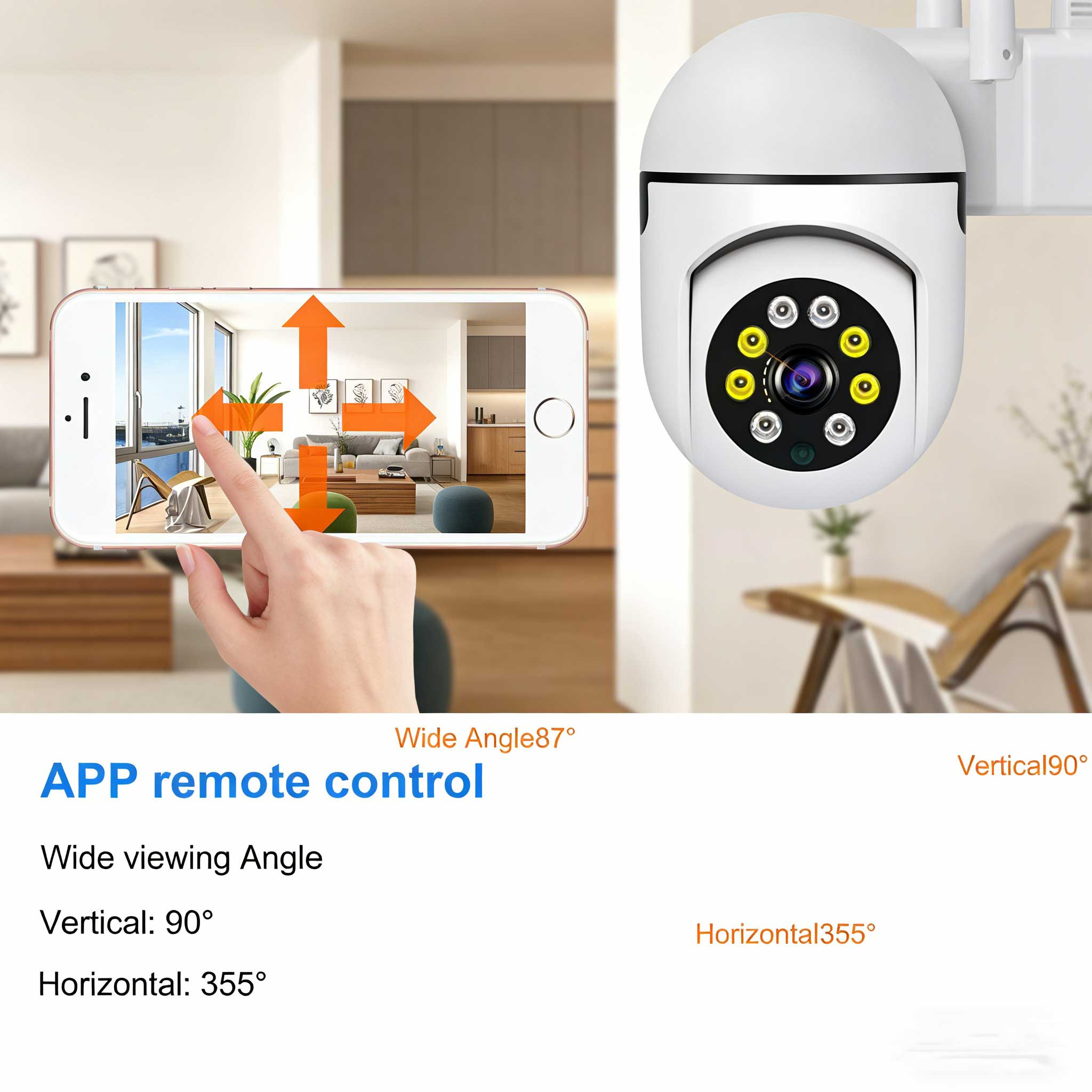 multi-mode night vision motion detection camera