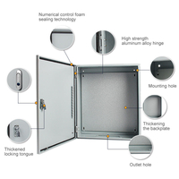 Heavy Duty Waterproof IP65 Metal Electrical Panel Box Lockable Stainless Steel Distribution Enclosure Cabinet for Industrial Control OEM ODM