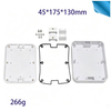 IP67 Waterproof Electrical Junction Box ASA Shockproof Dustproof Plastic Enclosure with Mounting Ears Custom Electrical Device Housing