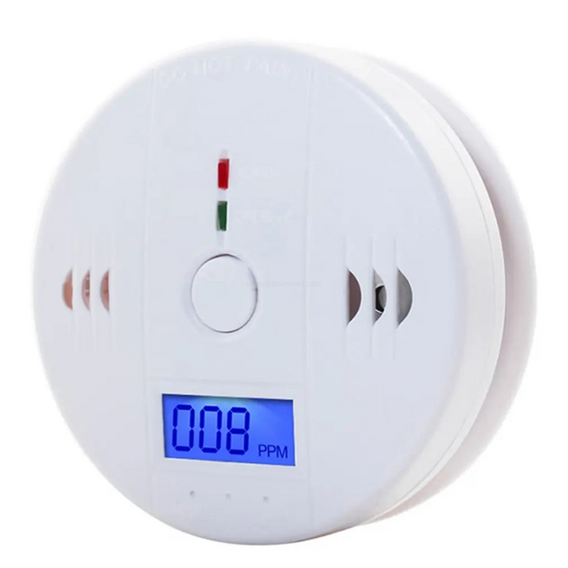 LCD display carbon monoxide detector
