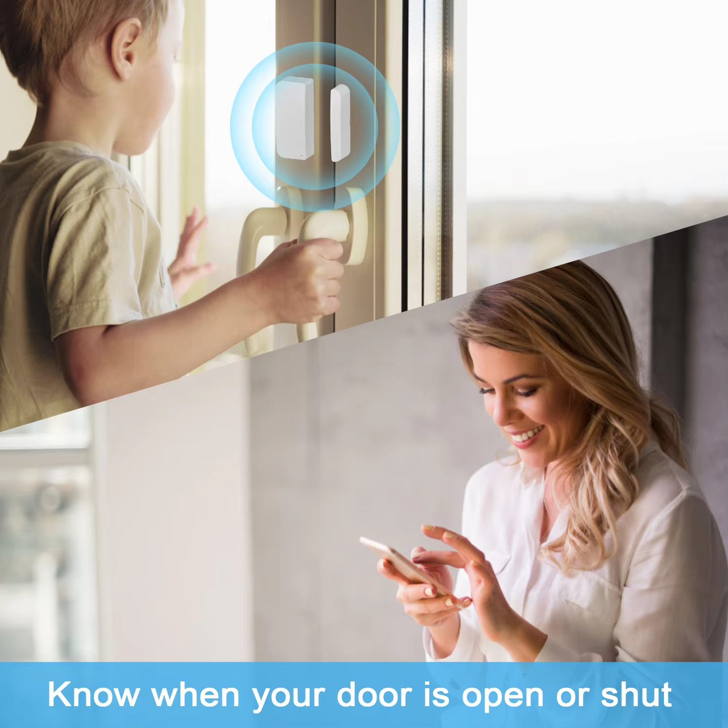 Know when your door is open or shut
