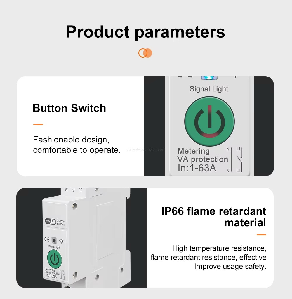 Product parameters