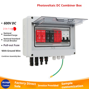 combiner box for solar panels 600V-1000V