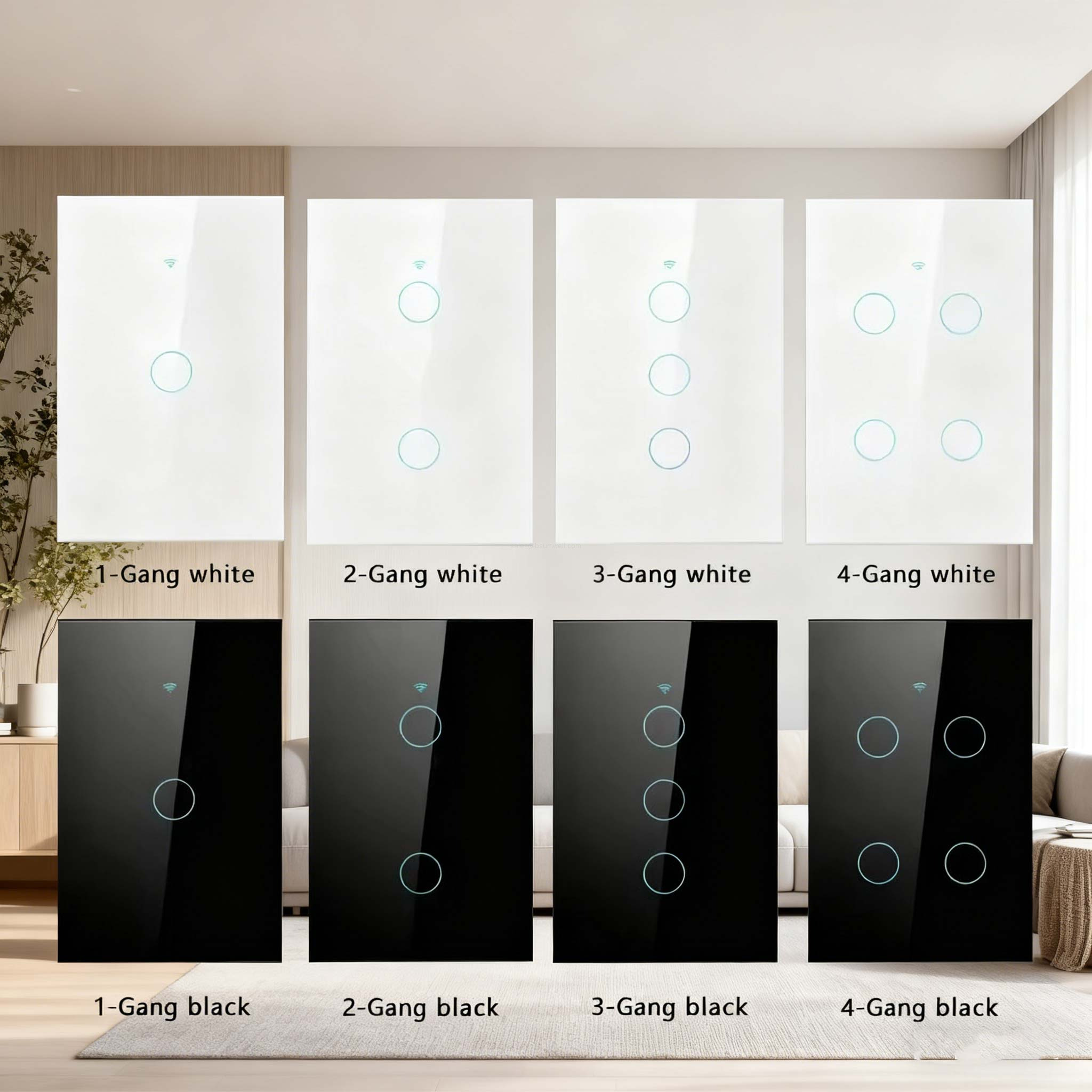 WiFi 433MHz voice control light switch