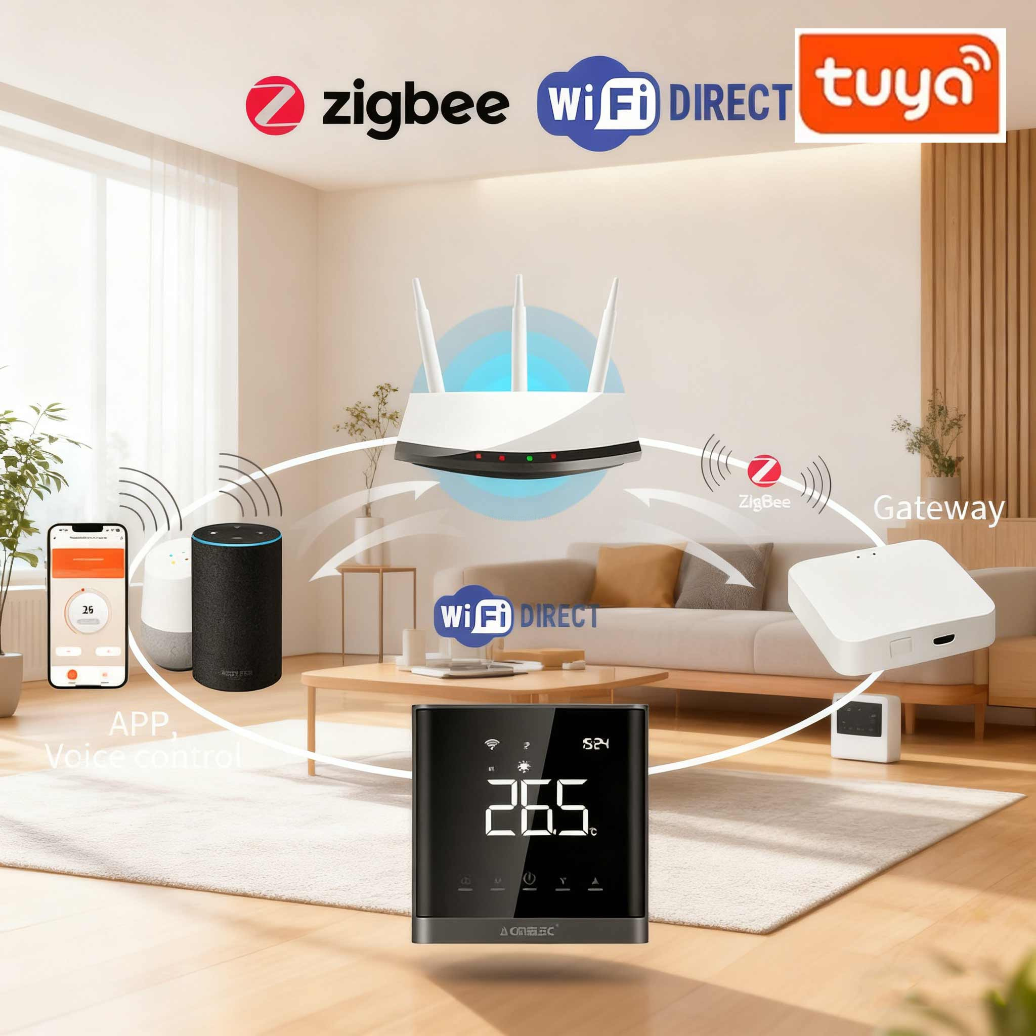 in floor heating thermostat